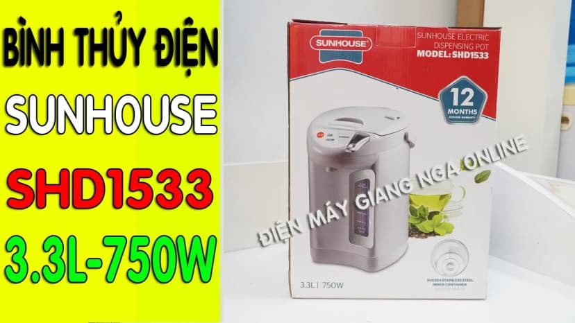 Bình thủy điện Sunhouse SHD1445 3 lít - Giá rẻ nhất hôm nay - Ảnh 19