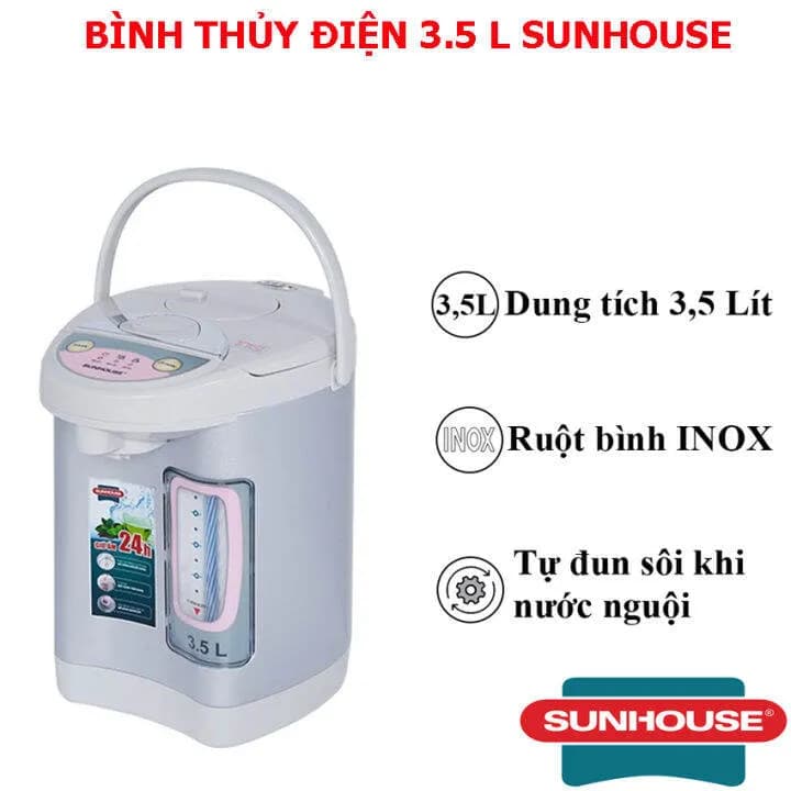 Bình thủy điện Sunhouse SHD1445 3 lít - Giá rẻ nhất hôm nay - Ảnh 5