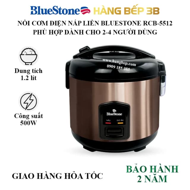 So sánh giá Nồi cơm nắp gài BlueStone 1.2 lít RCB-5512 rẻ nhất? - Ảnh 11