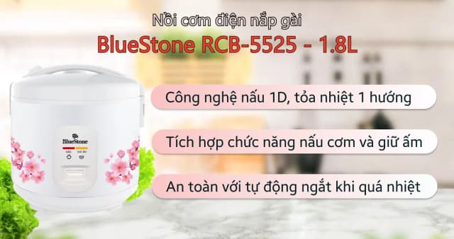 So sánh giá Nồi cơm nắp gài BlueStone 1.8 lít RCB-5525 rẻ nhất? - Ảnh 19