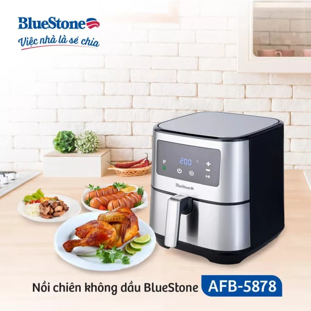 So sánh giá Nồi chiên không dầu BlueStone 5.5 lít AFB-5878 rẻ nhất? - Ảnh 4