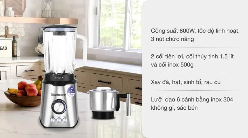 Máy xay sinh tố đa năng BlueStone BLB-5339 - Giá rẻ nhất hôm nay - Ảnh 11