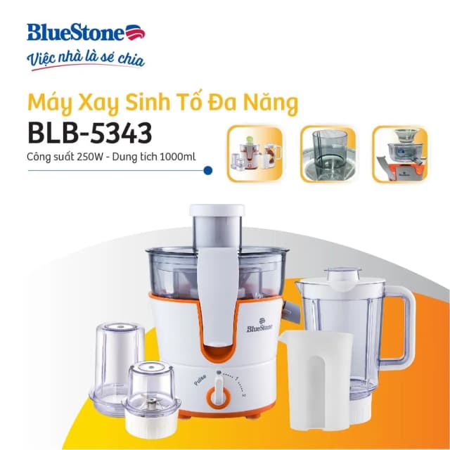 So sánh giá Máy xay ép đa năng BlueStone BLB-5343 rẻ nhất? - Ảnh 4