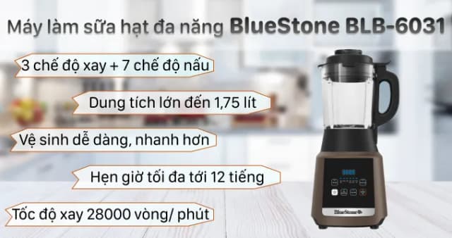 Top 1 so sánh giá Máy làm sữa hạt đa năng BlueStone BLB-6031 - Tìm sản phẩm giá rẻ nhất - Ảnh 24