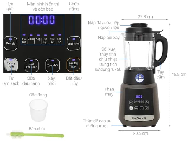 Top 1 so sánh giá Máy làm sữa hạt đa năng BlueStone BLB-6031 - Tìm sản phẩm giá rẻ nhất - Ảnh 8