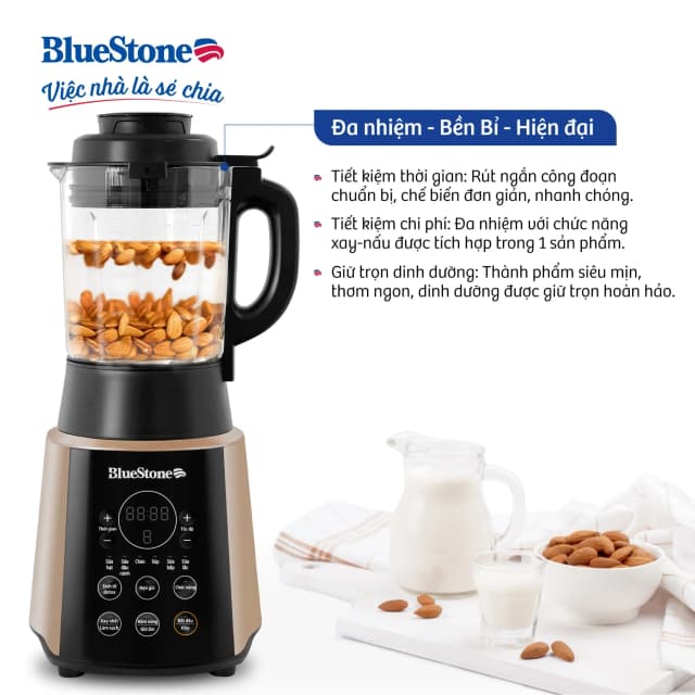 Máy làm sữa hạt đa năng BlueStone BLB-6033 - Ảnh 1