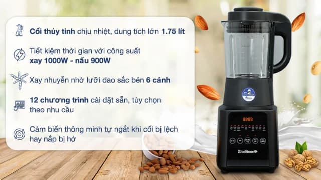 Top 1 so sánh giá Máy làm sữa hạt đa năng BlueStone BLB-6033 - Tìm sản phẩm giá rẻ nhất - Ảnh 23