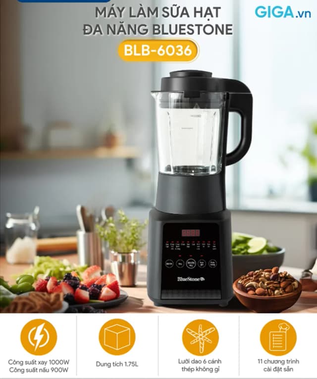 Top 1 so sánh giá Máy làm sữa hạt đa năng BlueStone BLB-6033 - Tìm sản phẩm giá rẻ nhất - Ảnh 36