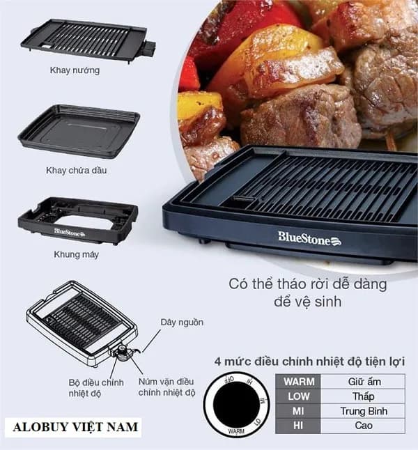 So sánh giá Bếp nướng điện BlueStone EGB-7408 rẻ nhất? - Ảnh 9