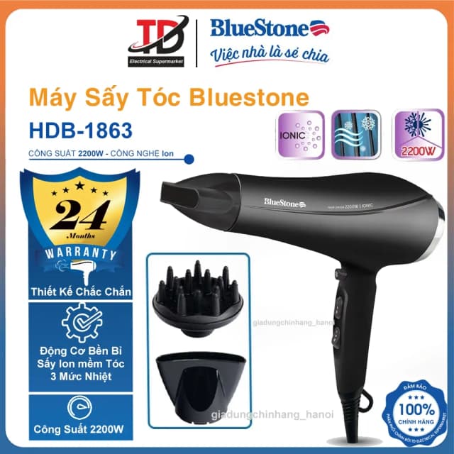 Top 1 so sánh giá Máy sấy tóc 2200W Bluestone HDB-1861 - Tìm sản phẩm giá rẻ nhất - Ảnh 39