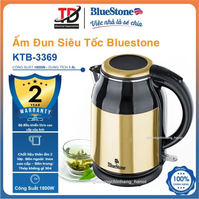 So sánh giá Bình đun siêu tốc BlueStone 1.8 lít KTB-3369 rẻ nhất? - Ảnh 14
