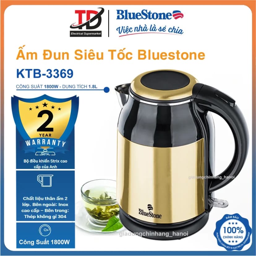 So sánh giá Bình đun siêu tốc BlueStone 1.8 lít KTB-3369 - Tìm sản phẩm giá rẻ nhất - Ảnh 14