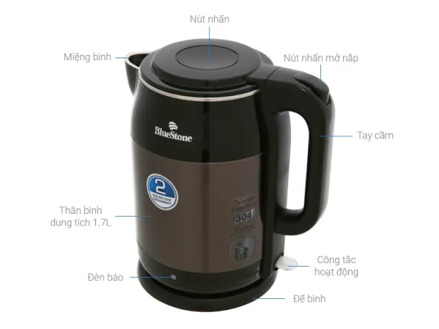 So sánh giá Bình đun siêu tốc BlueStone 1.7 lít KTB-3468 rẻ nhất? - Ảnh 6
