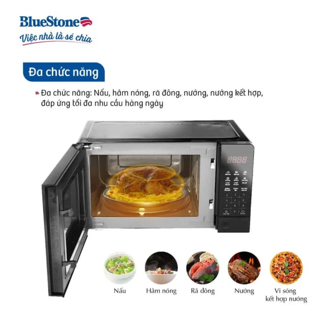 So sánh giá Lò vi sóng có nướng BlueStone MOB-7816 20 Lít rẻ nhất? - Ảnh 16