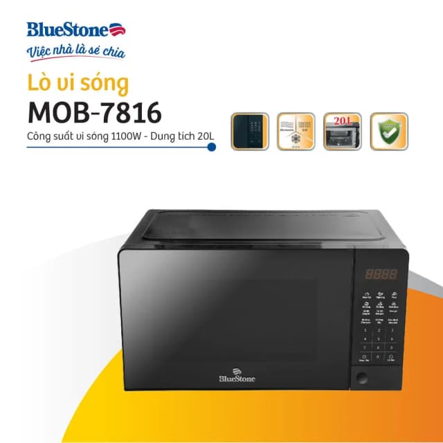 So sánh giá Lò vi sóng có nướng BlueStone MOB-7816 20 Lít rẻ nhất? - Ảnh 3