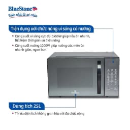 So sánh giá Lò vi sóng có nướng BlueStone MOB-7833 25 lít - Tìm sản phẩm giá rẻ nhất - Ảnh 17