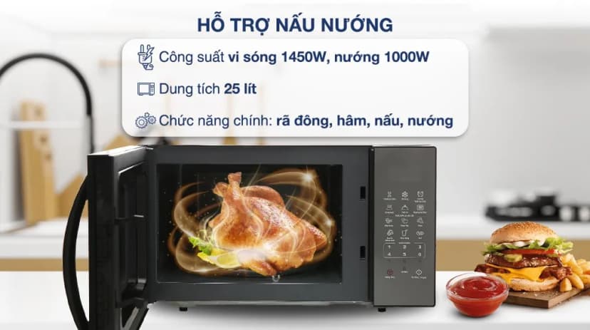 So sánh giá Lò vi sóng có nướng BlueStone MOB-7833 25 lít - Tìm sản phẩm giá rẻ nhất - Ảnh 9