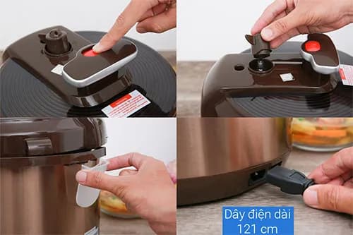 So sánh giá Nồi áp suất điện BlueStone PCB-5629 5 lít rẻ nhất? - Ảnh 18