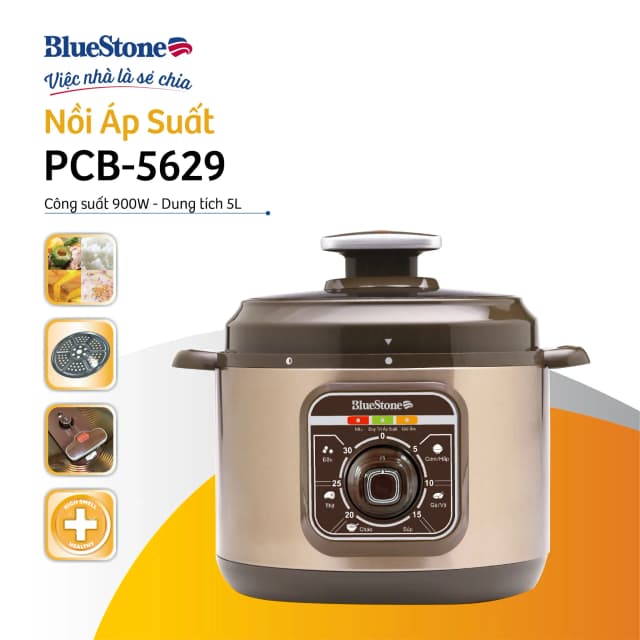 So sánh giá Nồi áp suất điện BlueStone PCB-5629 5 lít rẻ nhất? - Ảnh 7