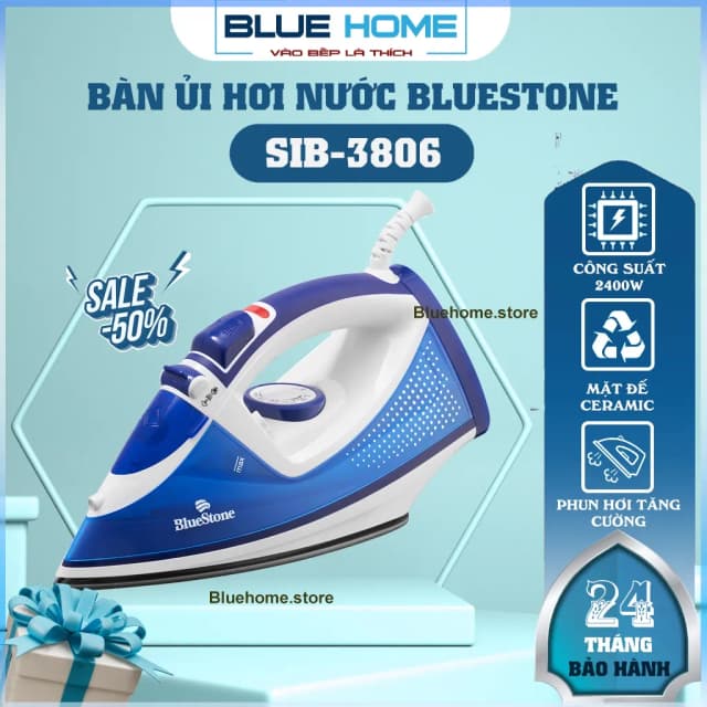 Top 1 so sánh giá Bàn ủi hơi nước BlueStone SIB-3806 2400W - Tìm sản phẩm giá rẻ nhất - Ảnh 5