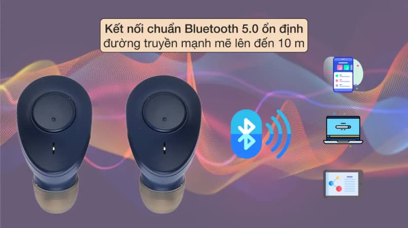 So sánh giá Tai nghe Bluetooth True Wireless AVA+ DS200A-WB - Tìm sản phẩm giá rẻ nhất - Ảnh 5