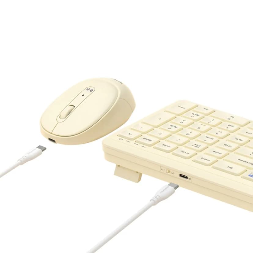 Bộ Bàn Phím Chuột Bluetooth MicroPack KM-268W - Kem - Giá rẻ nhất hôm nay - Ảnh 3