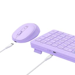 Bộ Bàn Phím Chuột Bluetooth MicroPack KM-268W - Tím - Giá rẻ nhất hôm nay - Ảnh 4