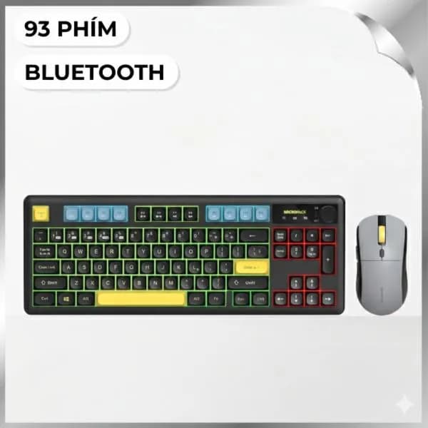 Bộ Bàn Phím Chuột Bluetooth MicroPack KM-270W - Đen - Giá rẻ nhất hôm nay - Ảnh 1