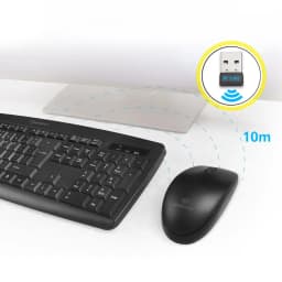 Bộ Bàn Phím Chuột Không Dây MicroPack KM-203W - Giá rẻ nhất hôm nay - Ảnh 3