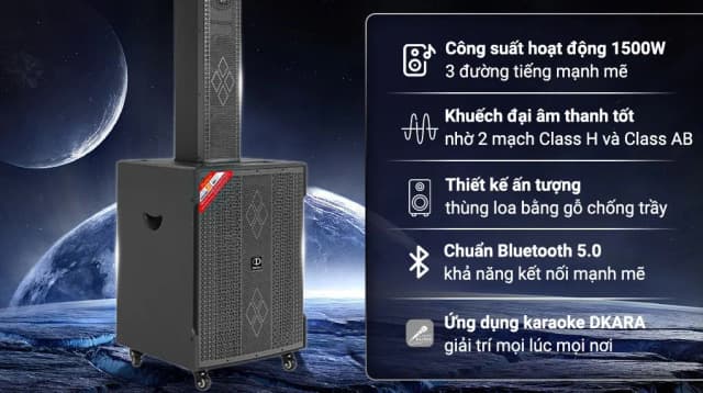 So sánh giá Bộ loa điện karaoke Dalton CA18-S118/CA18-F605 1500W rẻ nhất? - Ảnh 3