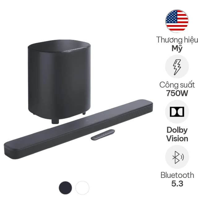So sánh giá Bộ loa thanh JBL Bar 500MK2 750W Trắng rẻ nhất? - Ảnh 9