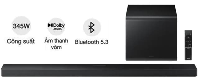 So sánh giá Bộ loa thanh Samsung HW-QS700F/XV 345W rẻ nhất? - Ảnh 3