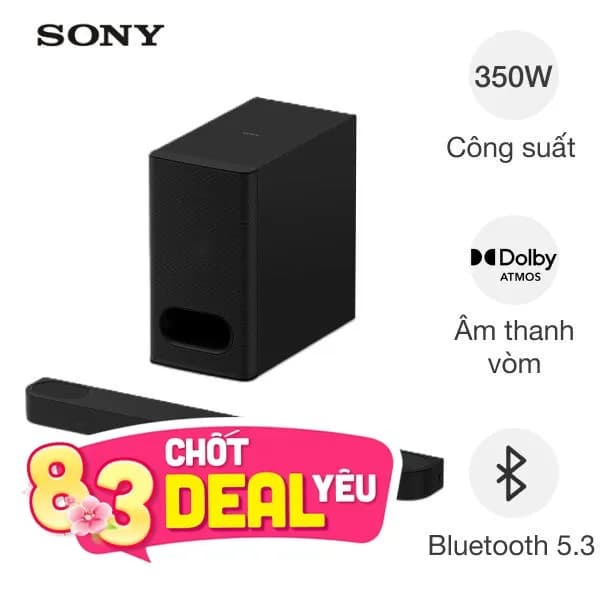 So sánh giá Bộ loa thanh Sony BRAVIA Theatre Bar 6 HT-B600 350W rẻ nhất? - Ảnh 3