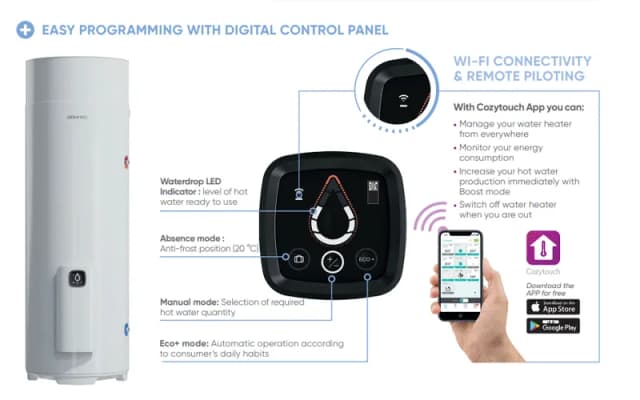 Top 1 so sánh giá Máy nước nóng bơm nhiệt Atlantic 200 lít 2250W EGEO 200L - Tìm sản phẩm giá rẻ nhất - Ảnh 18