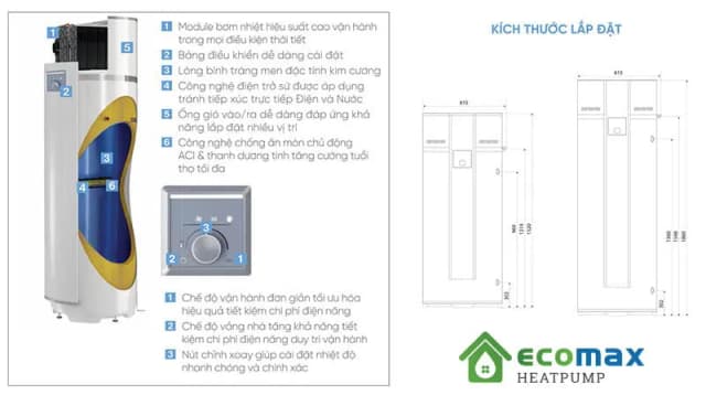 Top 1 so sánh giá Máy nước nóng bơm nhiệt Atlantic 200 lít 2250W EGEO 200L - Tìm sản phẩm giá rẻ nhất - Ảnh 25