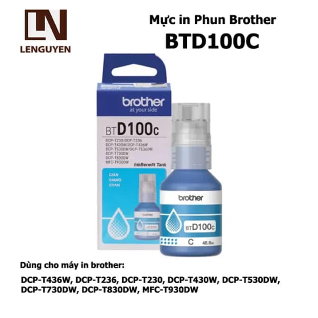 So sánh giá Mực in phun Brother BTD100BK Đen (dành cho Brother DCP-T436W/T230/T236/T430W/T530DW/T535DW/T536DW/T730DW/T830DW, Brother MFC-T930DW/T935DW) rẻ nhất? - Ảnh 7