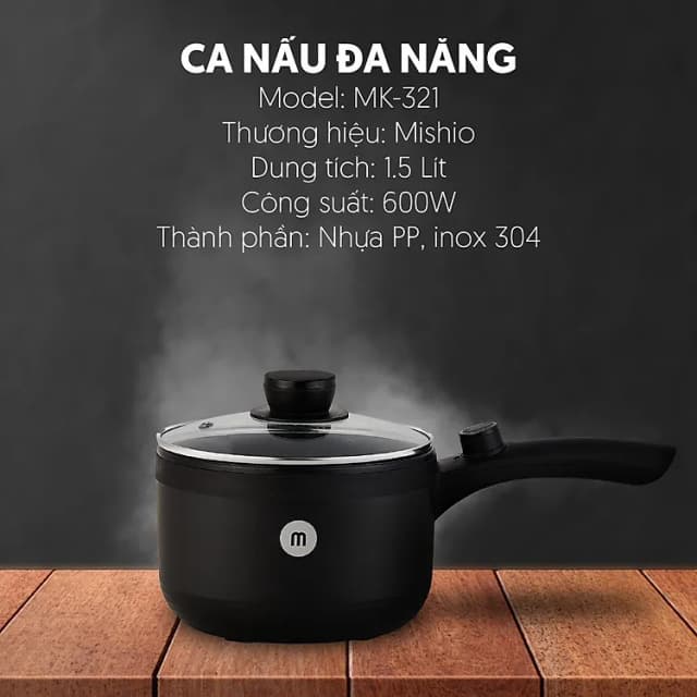 So sánh giá Ca nấu đa năng Mishio MK-321 1.5 lít rẻ nhất? - Ảnh 20