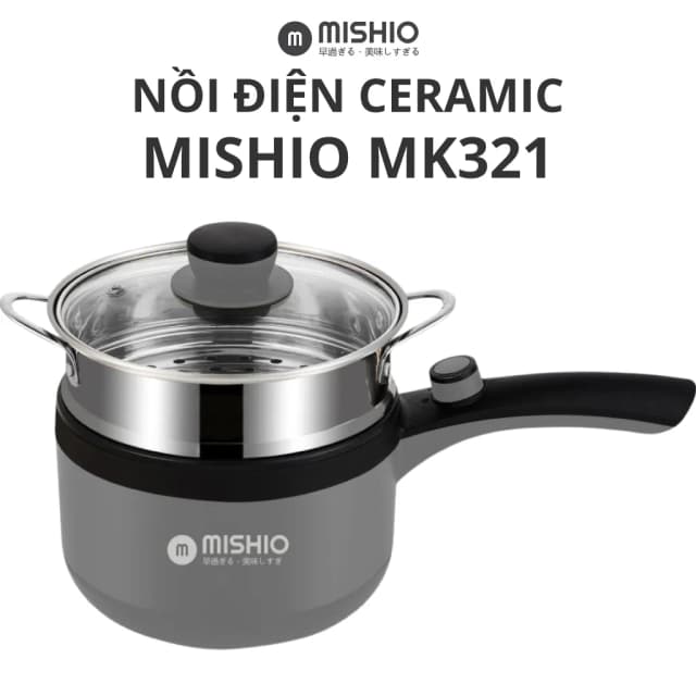 So sánh giá Ca nấu đa năng Mishio MK-321 1.5 lít - Xám rẻ nhất? - Ảnh 10