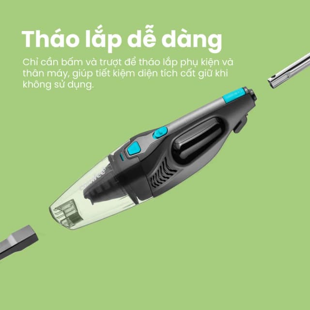 So sánh giá Máy hút bụi cầm tay Comfee CVC-SBLA1(B) rẻ nhất? - Ảnh 11