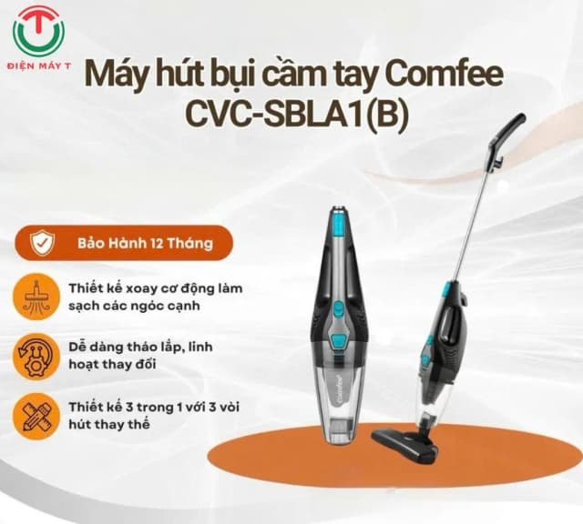So sánh giá Máy hút bụi cầm tay Comfee CVC-SBLA1(B) rẻ nhất? - Ảnh 12