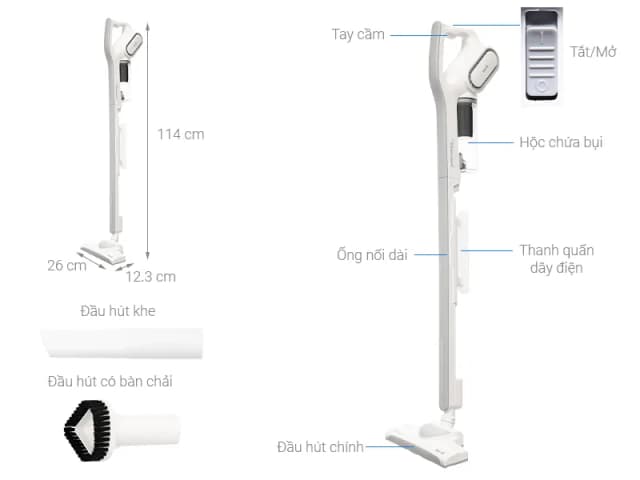 So sánh giá Máy hút bụi cầm tay Deerma DX700 rẻ nhất? - Ảnh 5