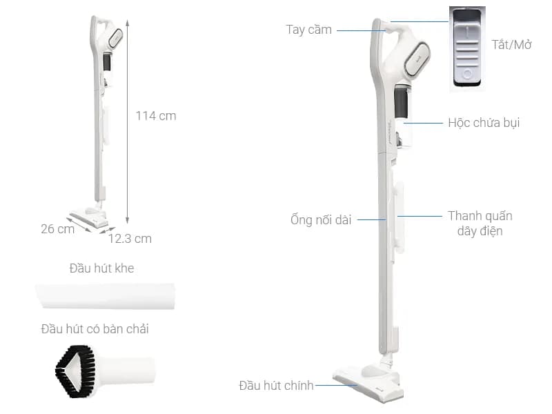 So sánh giá Máy hút bụi cầm tay Deerma DX700 - Tìm sản phẩm giá rẻ nhất - Ảnh 5