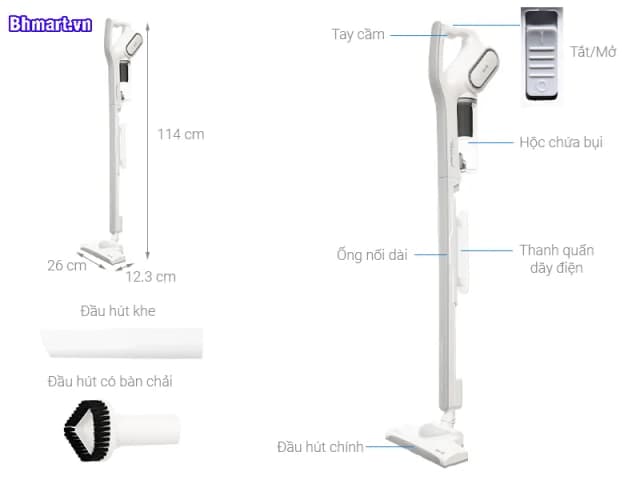 So sánh giá Máy hút bụi cầm tay Deerma DX700S rẻ nhất? - Ảnh 15
