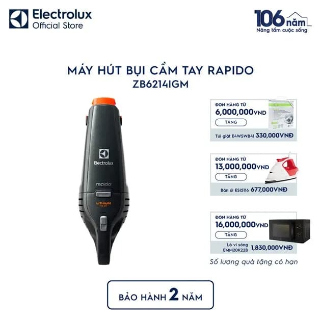 So sánh giá Máy hút bụi không dây Electrolux ZB6214IGM rẻ nhất? - Ảnh 15