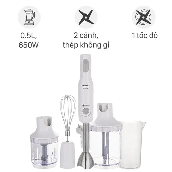 So sánh giá Máy xay cầm tay Philips HR2537 rẻ nhất? - Ảnh 2