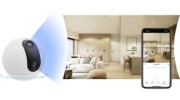 Camera IP 360 Độ 3MP Ezviz C60P Dual - Giá rẻ nhất hôm nay - Ảnh 3