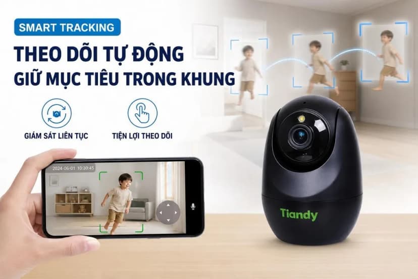 Camera IP 360 Độ 4MP TIANDY TC-H620 - Giá rẻ nhất hôm nay - Ảnh 2