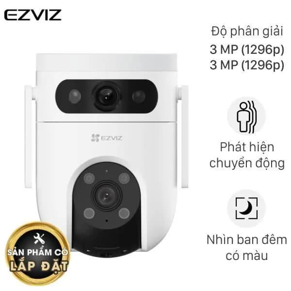 Camera IP Ngoài Trời 360 độ 3MP EZVIZ H9C Dual - Giá rẻ nhất hôm nay - Ảnh 1