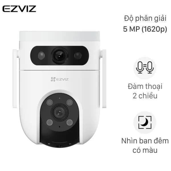 Camera IP Ngoài Trời 360 Độ 5MP Ezviz H9C Dual - Giá rẻ nhất hôm nay - Ảnh 1