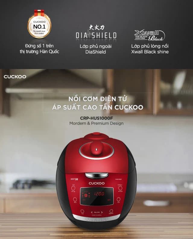 So sánh giá Nồi cơm áp suất cao tần Cuckoo 1.8 lít CRP-HUS1000F rẻ nhất? - Ảnh 8